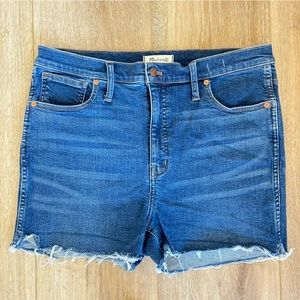 Madewell High Rise Denim Shorts